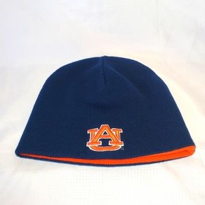 AUBURN Football NCAA SEC Skull Beanie Navy Orange Men Women Kids